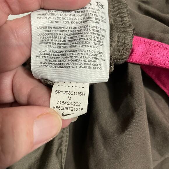 Nike Womens Athletic Shorts Medium Brown Tempo Dri Fit Lined Running Workout - Picture 6 of 12